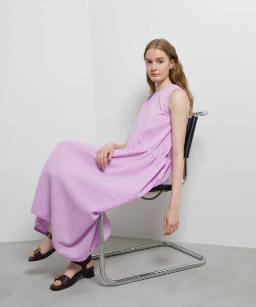 LANVIN en Bleu / ランバン オン ブルー ドレス | ジャガードニットフレアワンピース | 詳細12