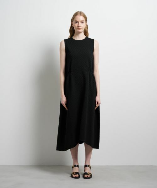 LANVIN en Bleu / ランバン オン ブルー ドレス | ジャガードニットフレアワンピース | 詳細13