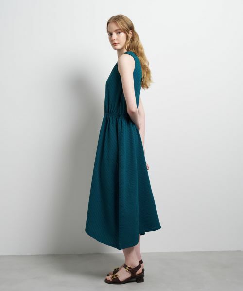 LANVIN en Bleu / ランバン オン ブルー ドレス | ジャガードニットフレアワンピース | 詳細2