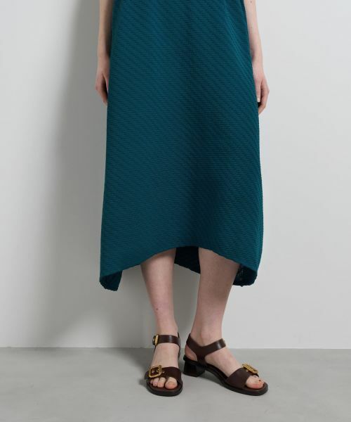 LANVIN en Bleu / ランバン オン ブルー ドレス | ジャガードニットフレアワンピース | 詳細5