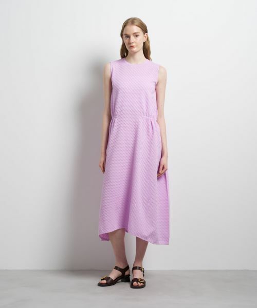 LANVIN en Bleu / ランバン オン ブルー ドレス | ジャガードニットフレアワンピース | 詳細6