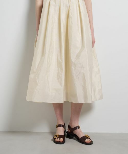 LANVIN en Bleu / ランバン オン ブルー ドレス | タフタコンビカットソーワンピース | 詳細12