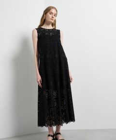 LANVIN en Bleu / ランバン オン ブルー ドレス | エンブロイダリーコットンレースワンピース