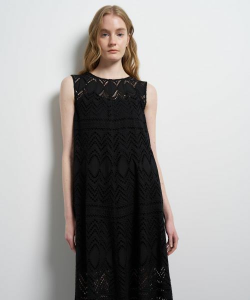 LANVIN en Bleu / ランバン オン ブルー ドレス | エンブロイダリーコットンレースワンピース | 詳細13