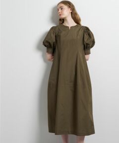 LANVIN en Bleu / ランバン オン ブルー ドレス | タイプライターパフスリーブワンピース