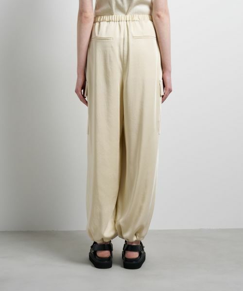 LANVIN en Bleu / ランバン オン ブルー その他パンツ | ヴィンテージサテンカーゴパンツ | 詳細6