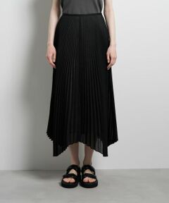 LANVIN en Bleu / ランバン オン ブルー ロング・マキシ丈スカート | オーガンジーカーブヘムプリーツスカート