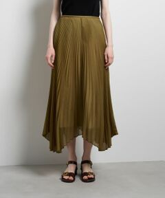 LANVIN en Bleu / ランバン オン ブルー ロング・マキシ丈スカート | オーガンジーカーブヘムプリーツスカート