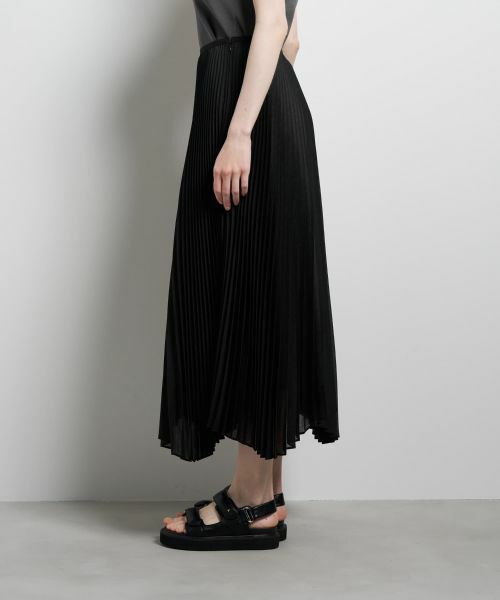 LANVIN en Bleu / ランバン オン ブルー ロング・マキシ丈スカート | オーガンジーカーブヘムプリーツスカート | 詳細22