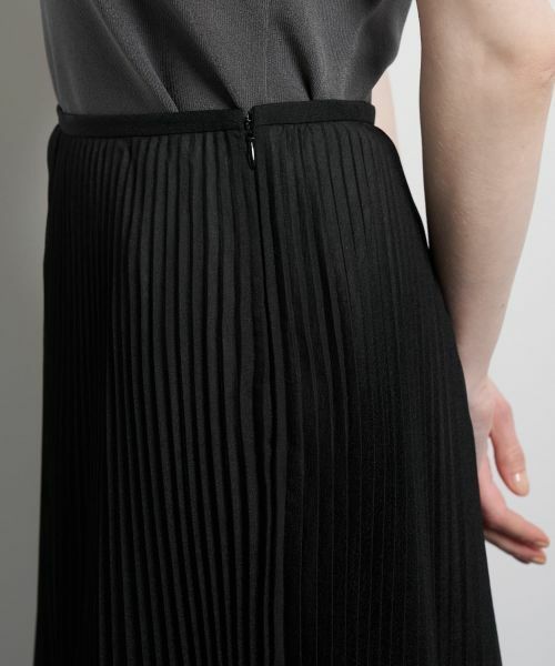 LANVIN en Bleu / ランバン オン ブルー ロング・マキシ丈スカート | オーガンジーカーブヘムプリーツスカート | 詳細24