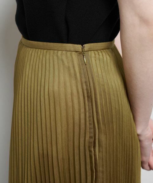 LANVIN en Bleu / ランバン オン ブルー ロング・マキシ丈スカート | オーガンジーカーブヘムプリーツスカート | 詳細8