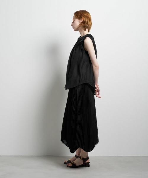 LANVIN en Bleu / ランバン オン ブルー シャツ・ブラウス | オーガンジーネックリボンブラウス | 詳細20