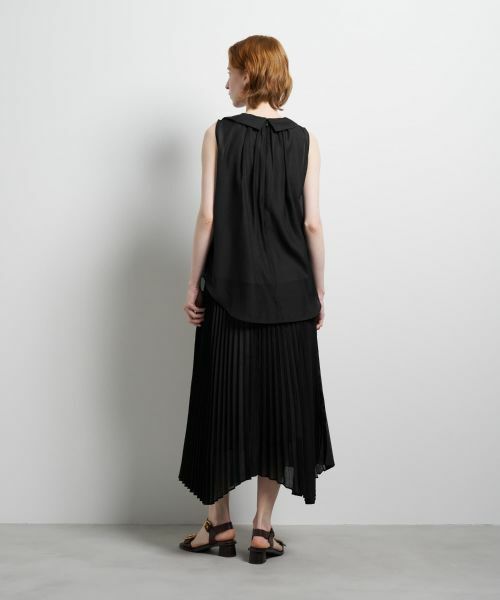 LANVIN en Bleu / ランバン オン ブルー シャツ・ブラウス | オーガンジーネックリボンブラウス | 詳細21