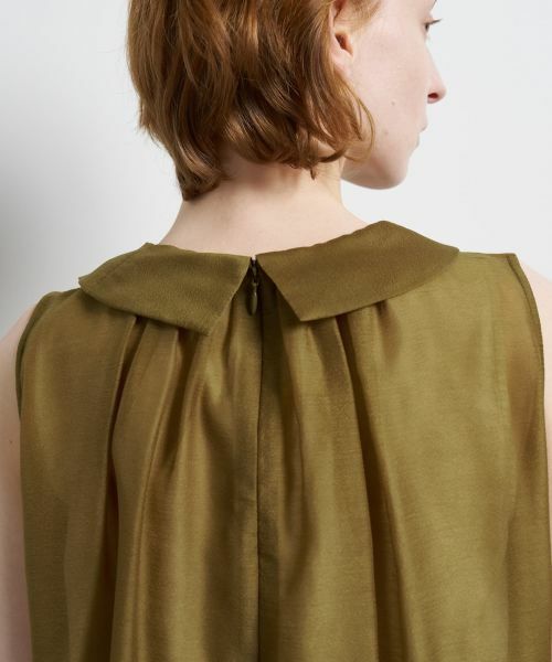 LANVIN en Bleu / ランバン オン ブルー シャツ・ブラウス | オーガンジーネックリボンブラウス | 詳細8