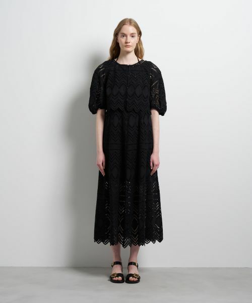 LANVIN en Bleu / ランバン オン ブルー シャツ・ブラウス | エンブロイダリーコットンレースブラウス | 詳細10