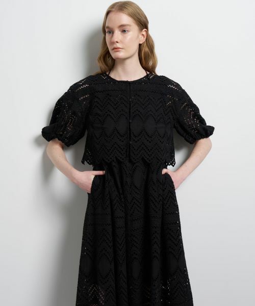 LANVIN en Bleu / ランバン オン ブルー シャツ・ブラウス | エンブロイダリーコットンレースブラウス | 詳細13