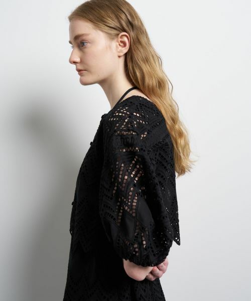LANVIN en Bleu / ランバン オン ブルー シャツ・ブラウス | エンブロイダリーコットンレースブラウス | 詳細14