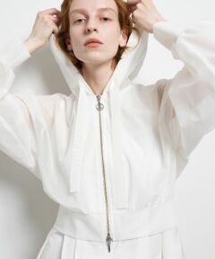 LANVIN en Bleu / ランバン オン ブルー シャツ・ブラウス | サテンラッセルフーディー