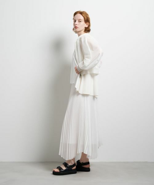 LANVIN en Bleu / ランバン オン ブルー シャツ・ブラウス | サテンラッセルフーディー | 詳細10