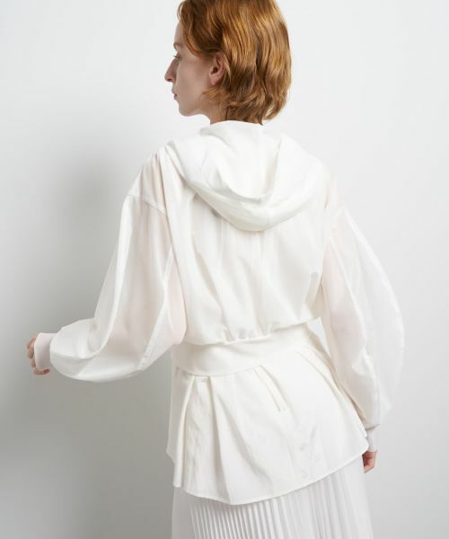 LANVIN en Bleu / ランバン オン ブルー シャツ・ブラウス | サテンラッセルフーディー | 詳細14