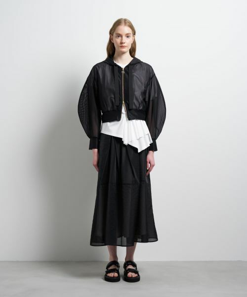 LANVIN en Bleu / ランバン オン ブルー シャツ・ブラウス | サテンラッセルフーディー | 詳細16