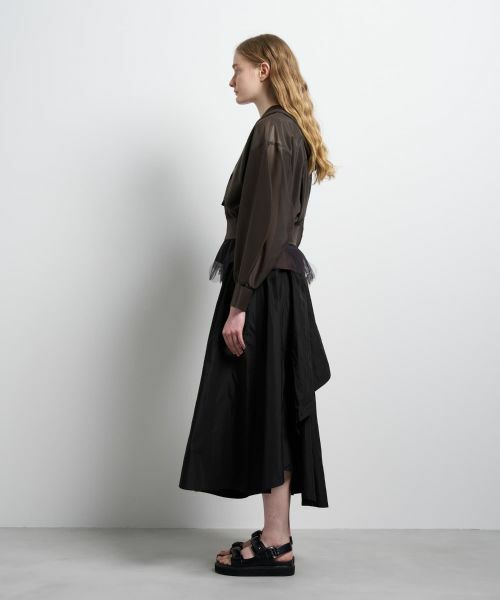 LANVIN en Bleu / ランバン オン ブルー シャツ・ブラウス | サテンラッセルフーディー | 詳細2