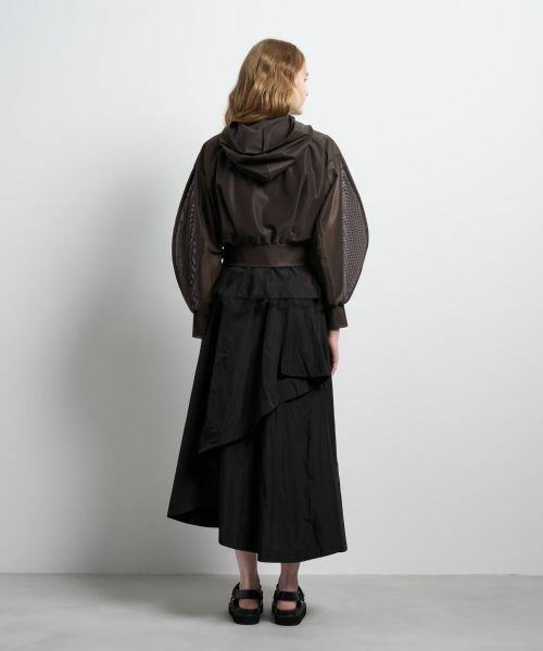 LANVIN en Bleu / ランバン オン ブルー シャツ・ブラウス | サテンラッセルフーディー | 詳細3