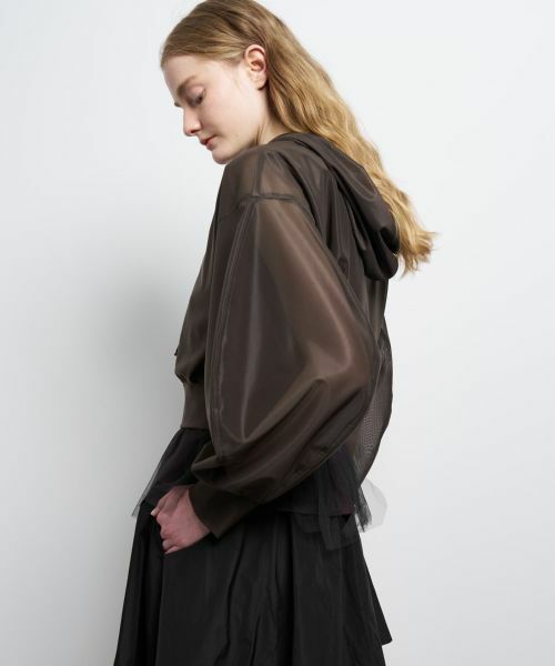 LANVIN en Bleu / ランバン オン ブルー シャツ・ブラウス | サテンラッセルフーディー | 詳細4