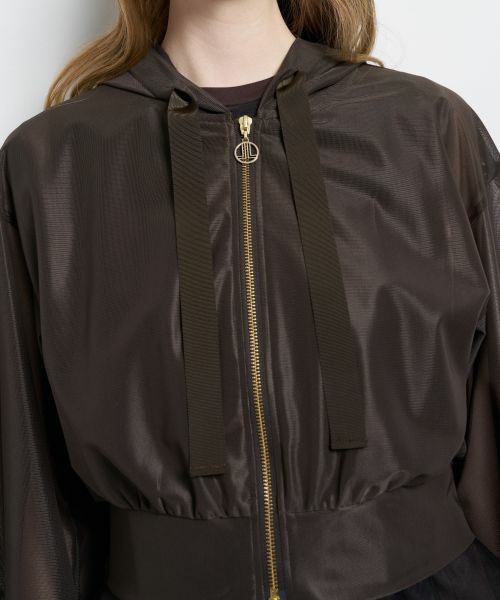 LANVIN en Bleu / ランバン オン ブルー シャツ・ブラウス | サテンラッセルフーディー | 詳細7