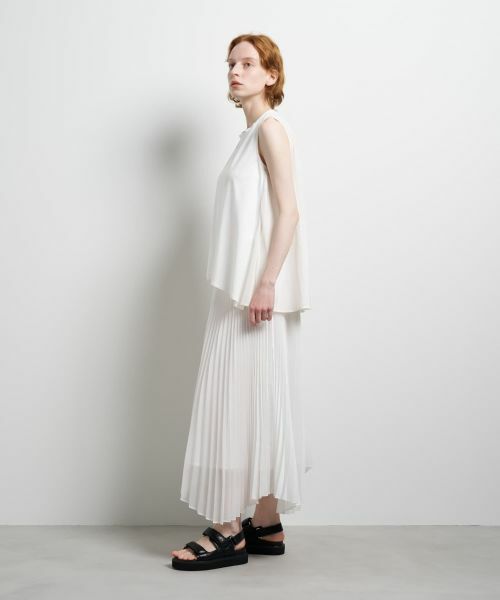 LANVIN en Bleu / ランバン オン ブルー Tシャツ | ブライトローンコンビカットソー | 詳細10