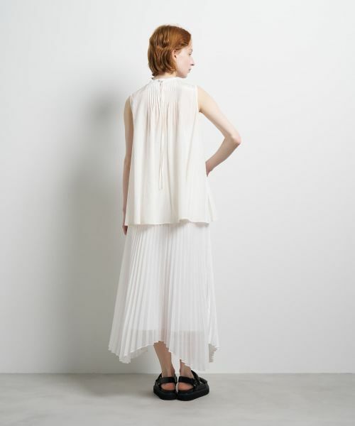 LANVIN en Bleu / ランバン オン ブルー Tシャツ | ブライトローンコンビカットソー | 詳細11