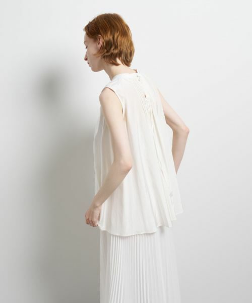 LANVIN en Bleu / ランバン オン ブルー Tシャツ | ブライトローンコンビカットソー | 詳細13