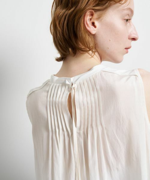 LANVIN en Bleu / ランバン オン ブルー Tシャツ | ブライトローンコンビカットソー | 詳細15