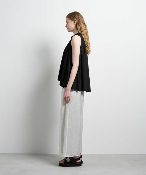 LANVIN en Bleu / ランバン オン ブルー Tシャツ | ブライトローンコンビカットソー | 詳細18