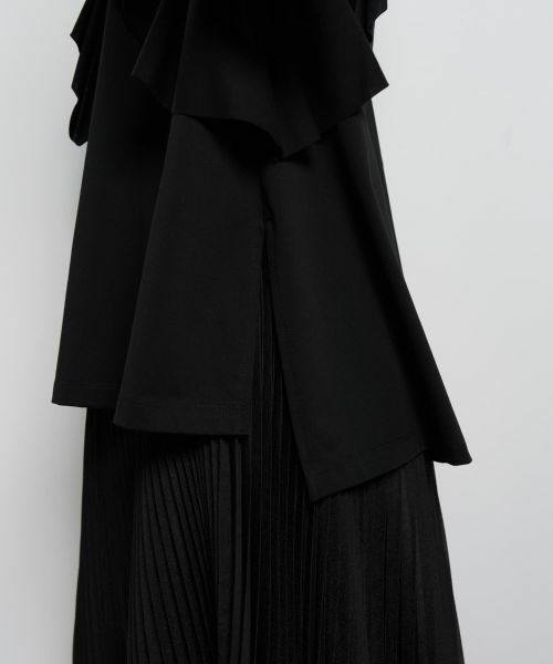 LANVIN en Bleu / ランバン オン ブルー Tシャツ | アシンメフリルカットソー | 詳細24