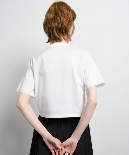 LANVIN en Bleu / ランバン オン ブルー Tシャツ | ベーシッククロップドTシャツ | 詳細13