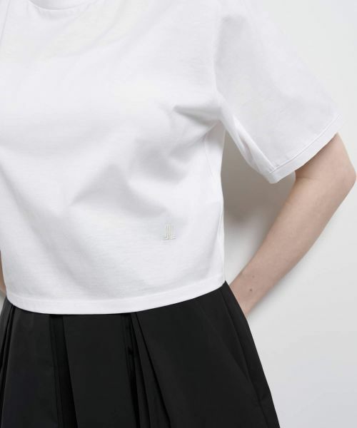 LANVIN en Bleu / ランバン オン ブルー Tシャツ | ベーシッククロップドTシャツ | 詳細15