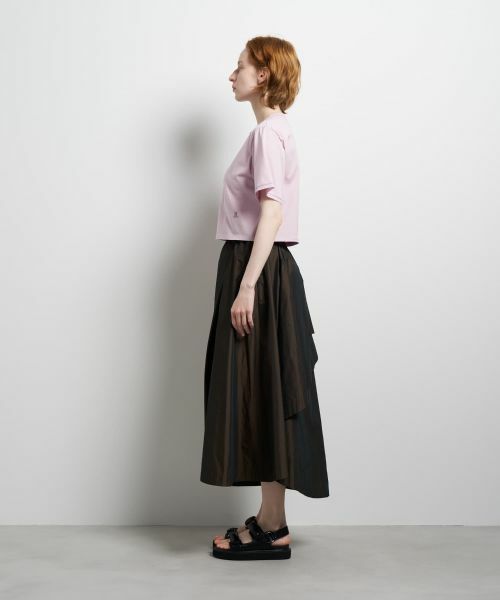 LANVIN en Bleu / ランバン オン ブルー Tシャツ | ベーシッククロップドTシャツ | 詳細2