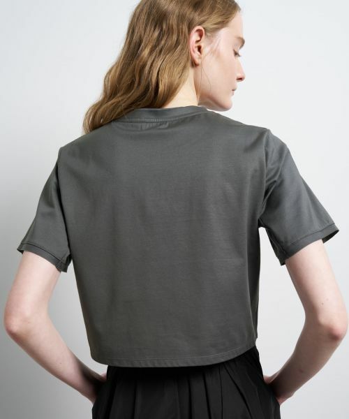 LANVIN en Bleu / ランバン オン ブルー Tシャツ | ベーシッククロップドTシャツ | 詳細21