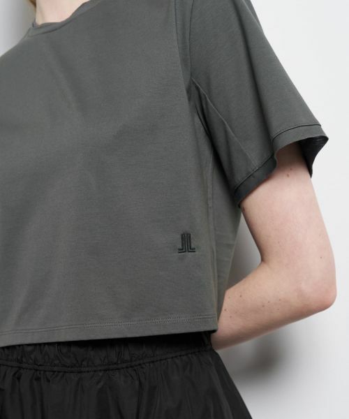 LANVIN en Bleu / ランバン オン ブルー Tシャツ | ベーシッククロップドTシャツ | 詳細22