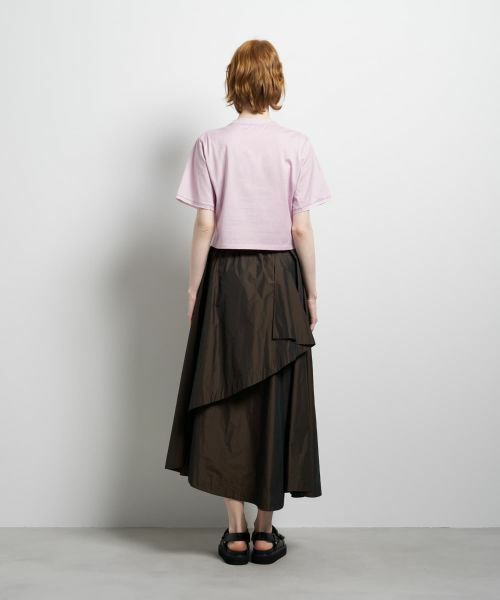 LANVIN en Bleu / ランバン オン ブルー Tシャツ | ベーシッククロップドTシャツ | 詳細3