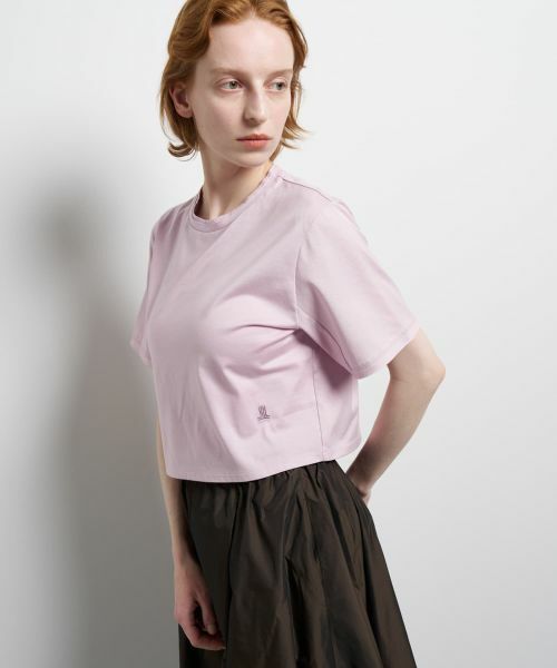 LANVIN en Bleu / ランバン オン ブルー Tシャツ | ベーシッククロップドTシャツ | 詳細4