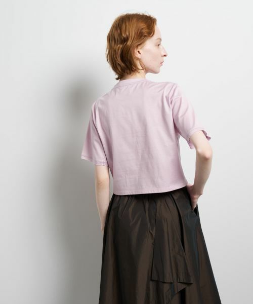 LANVIN en Bleu / ランバン オン ブルー Tシャツ | ベーシッククロップドTシャツ | 詳細5