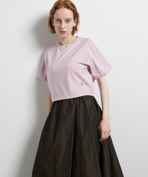 LANVIN en Bleu / ランバン オン ブルー Tシャツ | ベーシッククロップドTシャツ | 詳細6