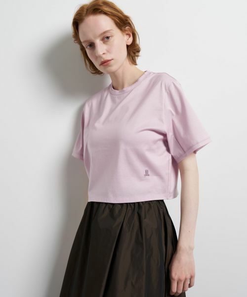 LANVIN en Bleu / ランバン オン ブルー Tシャツ | ベーシッククロップドTシャツ | 詳細7