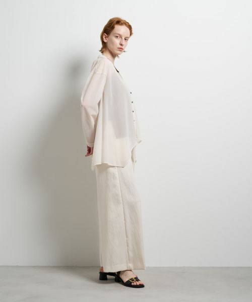 LANVIN en Bleu / ランバン オン ブルー カットソー | シアートリコットフレアカーデ | 詳細11