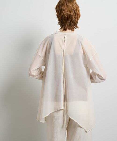 LANVIN en Bleu / ランバン オン ブルー カットソー | シアートリコットフレアカーデ | 詳細14