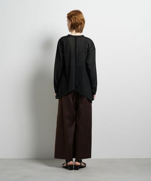 LANVIN en Bleu / ランバン オン ブルー カットソー | シアートリコットフレアカーデ | 詳細19