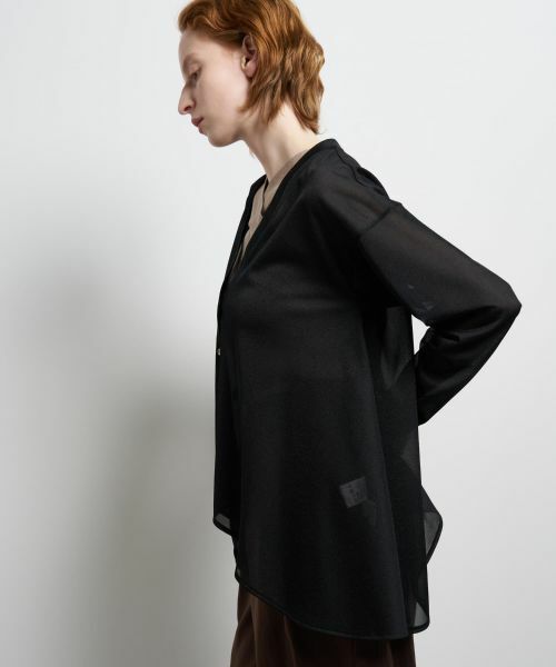 LANVIN en Bleu / ランバン オン ブルー カットソー | シアートリコットフレアカーデ | 詳細21