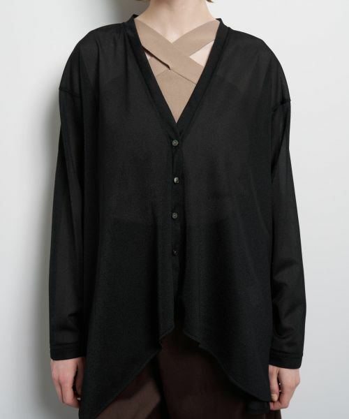 LANVIN en Bleu / ランバン オン ブルー カットソー | シアートリコットフレアカーデ | 詳細24